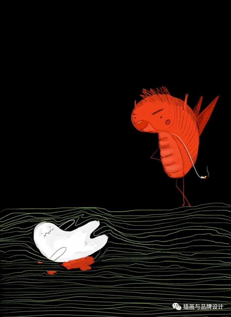 插画丨抽象复古的画面有没有带给你一些童年的回忆呢？