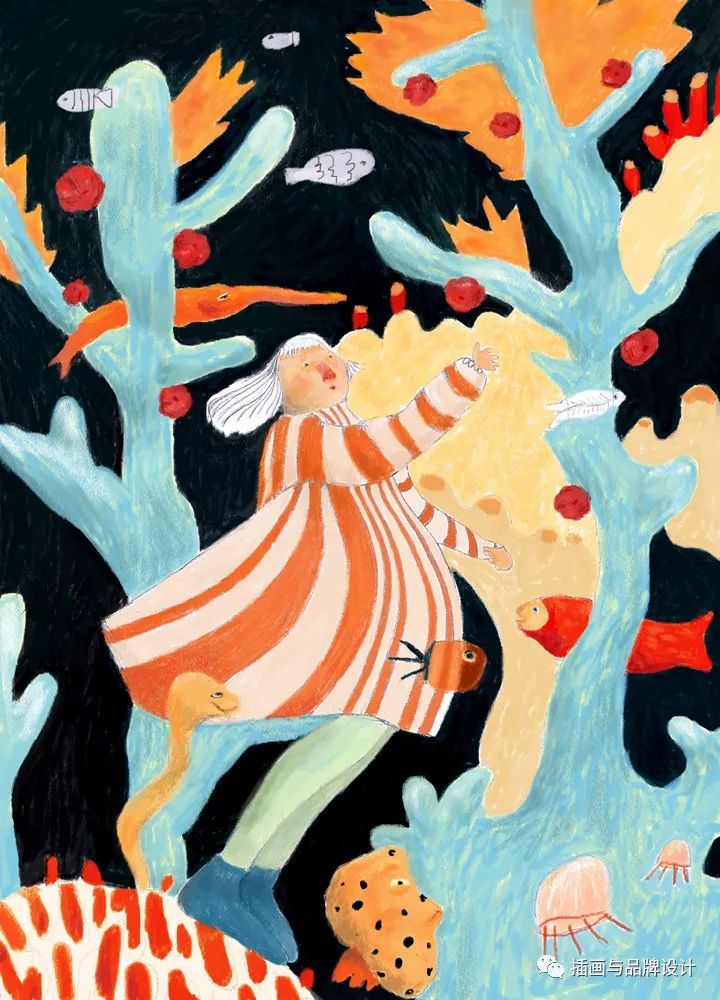 插画丨抽象复古的画面有没有带给你一些童年的回忆呢？