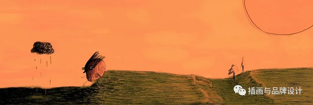 插画丨抽象复古的画面有没有带给你一些童年的回忆呢？