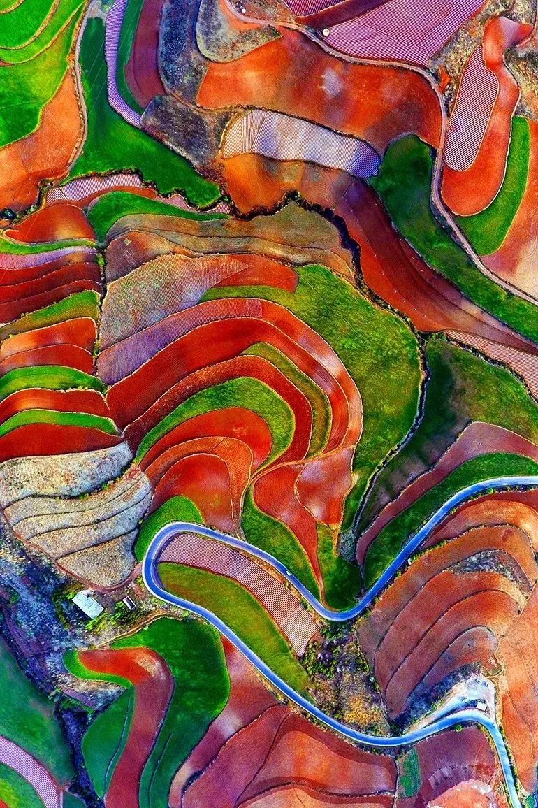 最美东川红土地,用上帝的视角看昆明