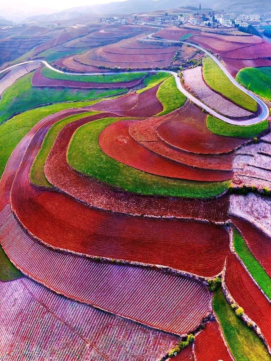 最美东川红土地,用上帝的视角看昆明