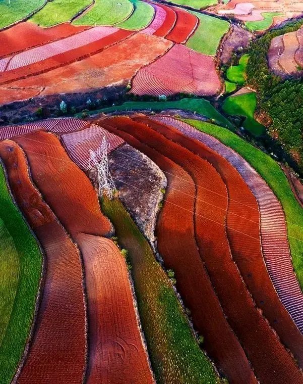 最美东川红土地,用上帝的视角看昆明