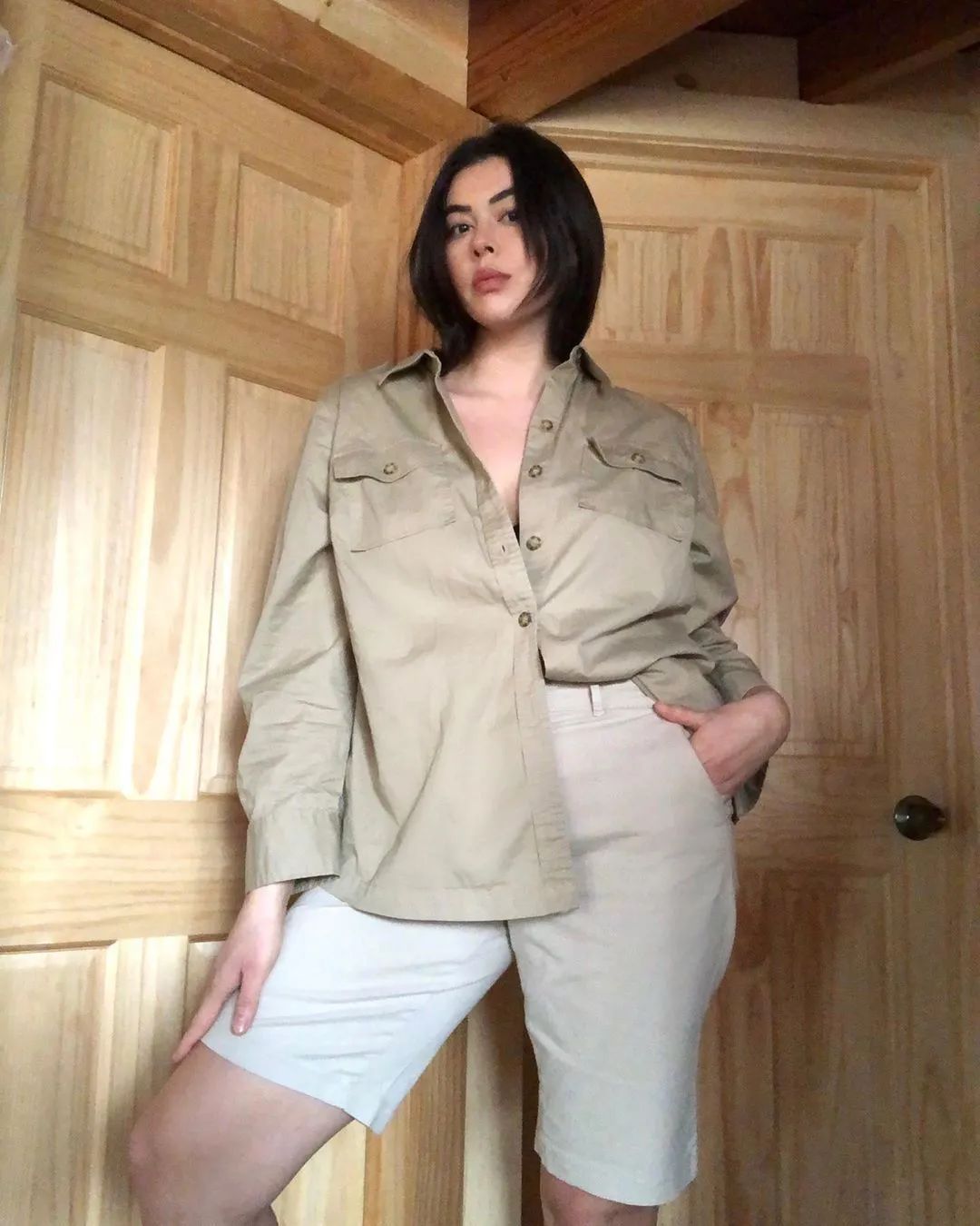 百慕大针织短裤,百慕大白色短裤