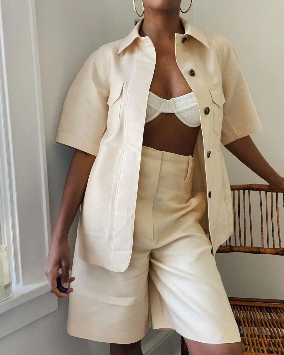 百慕大针织短裤,百慕大白色短裤