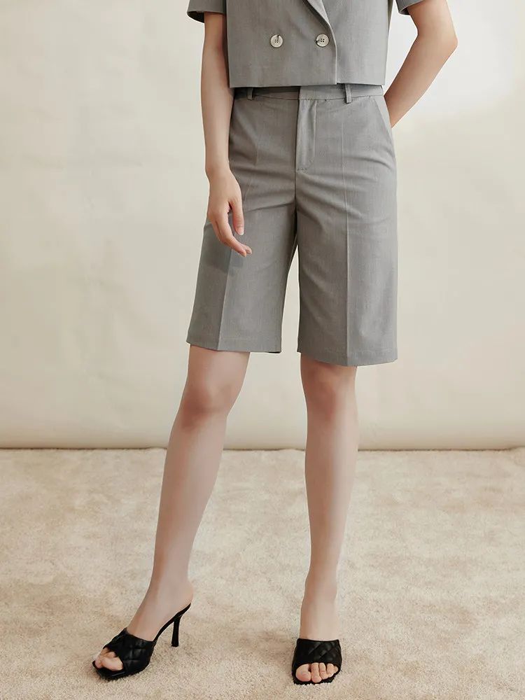 百慕大针织短裤,百慕大白色短裤