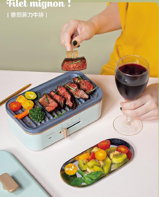 nathome北欧欧慕小型折叠锅,nathome多功能料理棒