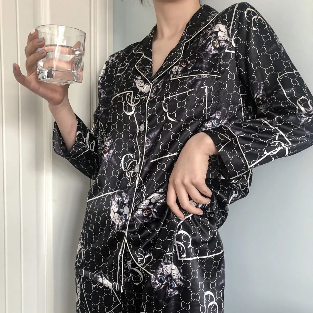 意大利纯棉夏季睡衣,轻奢莫代尔棉睡衣秋冬气质