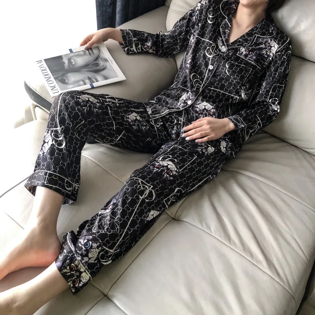 意大利纯棉夏季睡衣,轻奢莫代尔棉睡衣秋冬气质