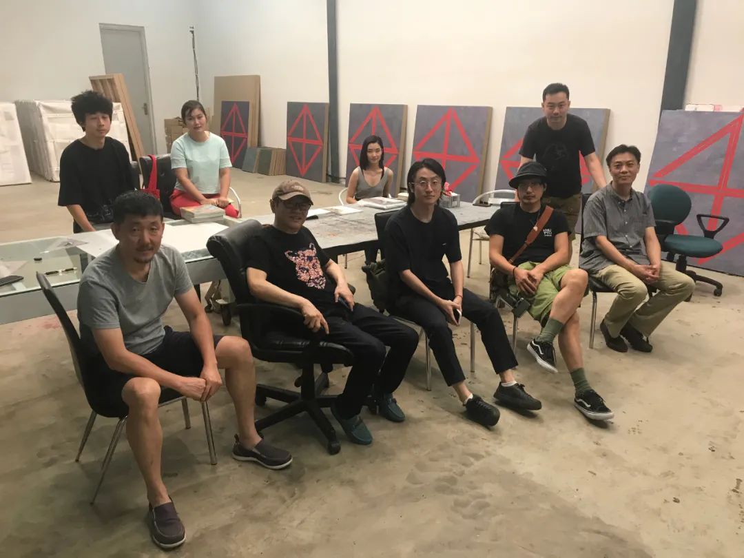 第一届“央美抽象高研班”即将启动|部分入选学员赴孟禄丁等导师工作室参观访问