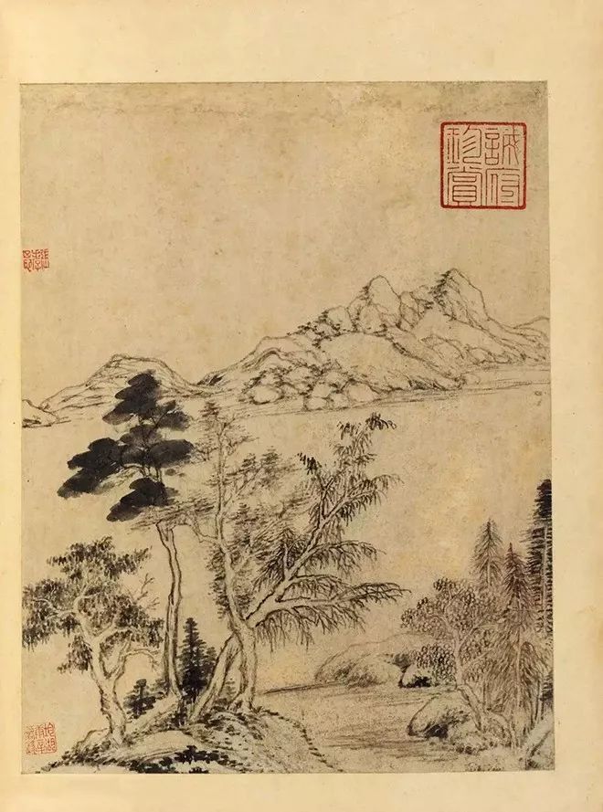 董其昌书画合璧山水小景尺寸,董其昌真迹7300万