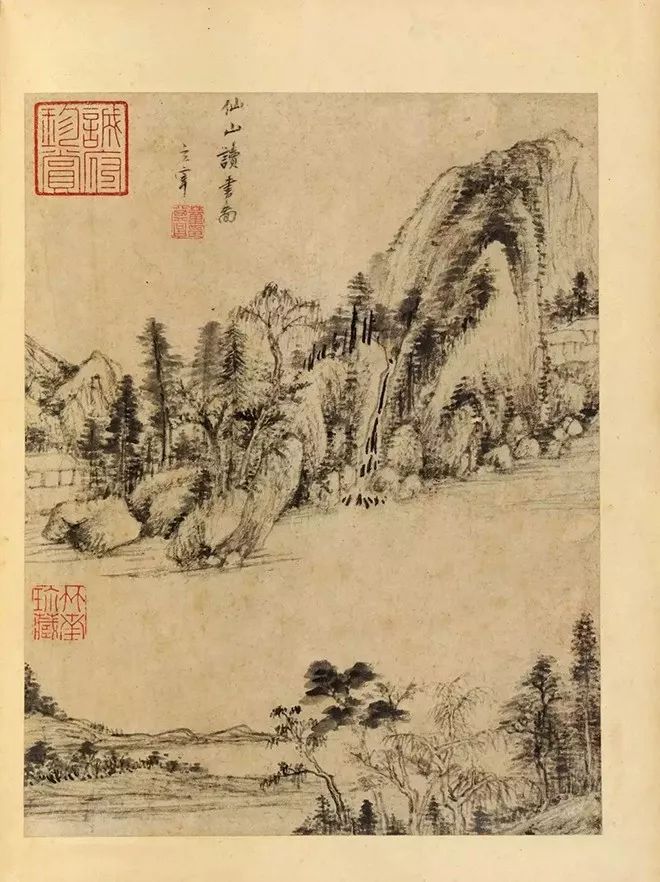 董其昌书画合璧山水小景尺寸,董其昌真迹7300万