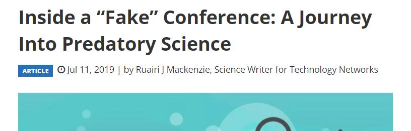 圈钱新高度：“上帝之子”组织假学术顶会，已有人投稿