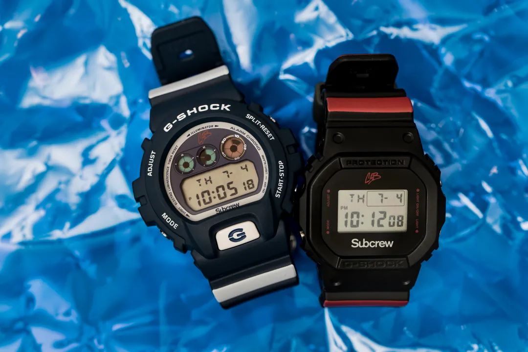 卡西欧subcrew联名小方块,卡西欧联名subcrew