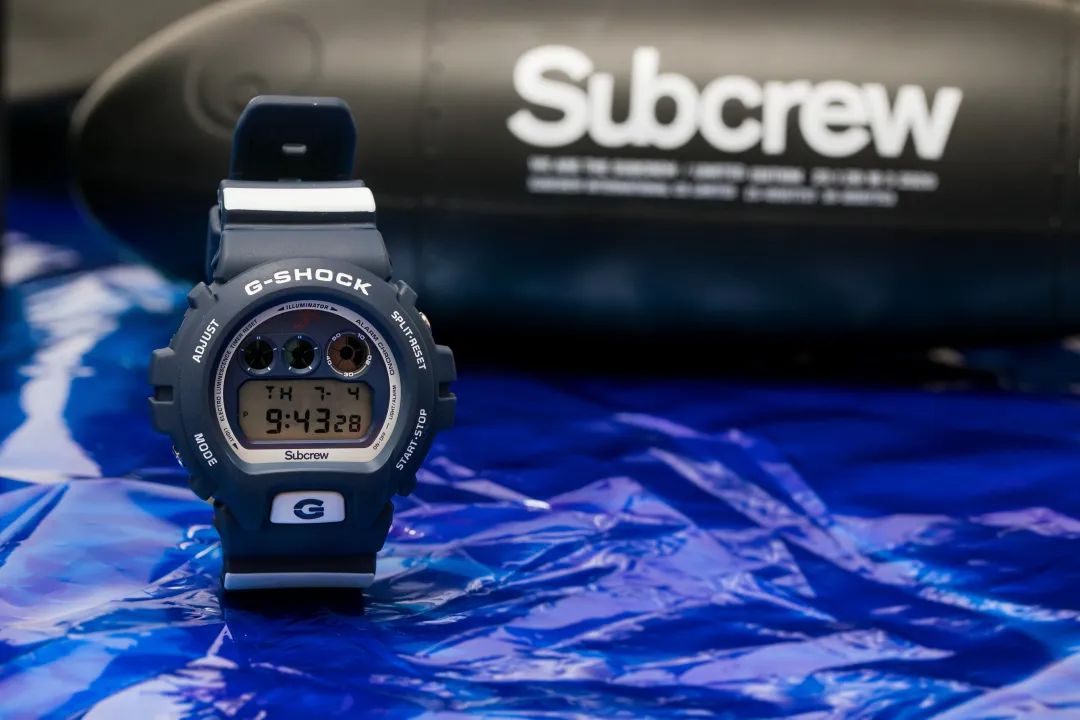 卡西欧subcrew联名小方块,卡西欧联名subcrew