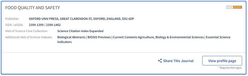 这本国产英期刊正式被SCI-E收录，2021年将获得第一个影响因子