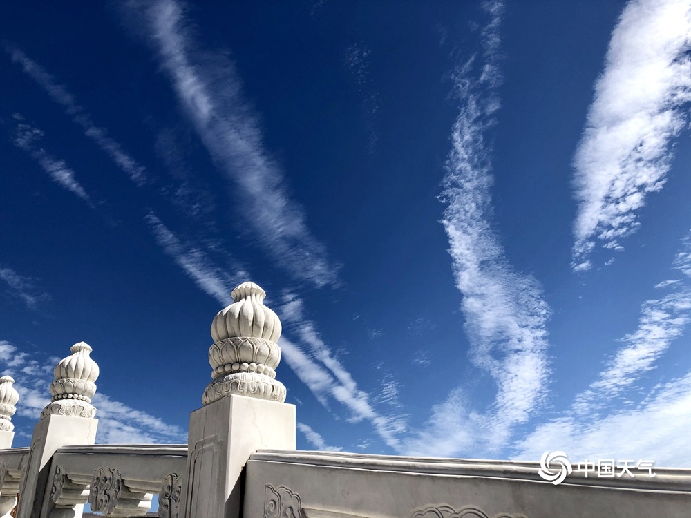 抬头看蓝天风和日丽,抬头看天空中下雨的感受