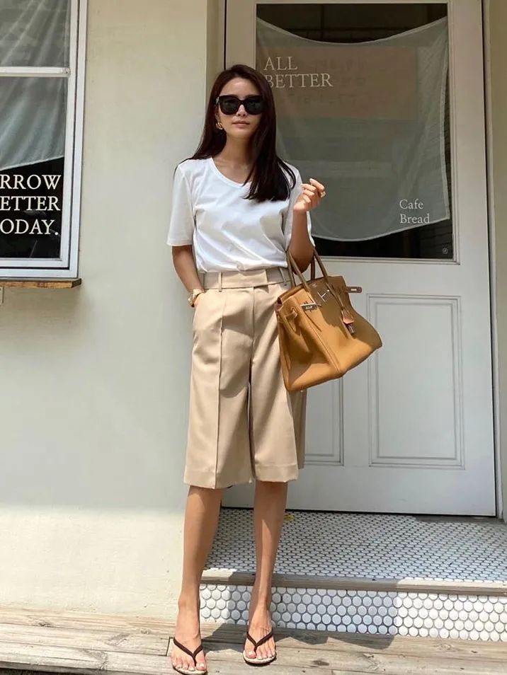 夏季简约风韩国ins穿搭博主高级感,韩国穿搭ins时尚博主冬