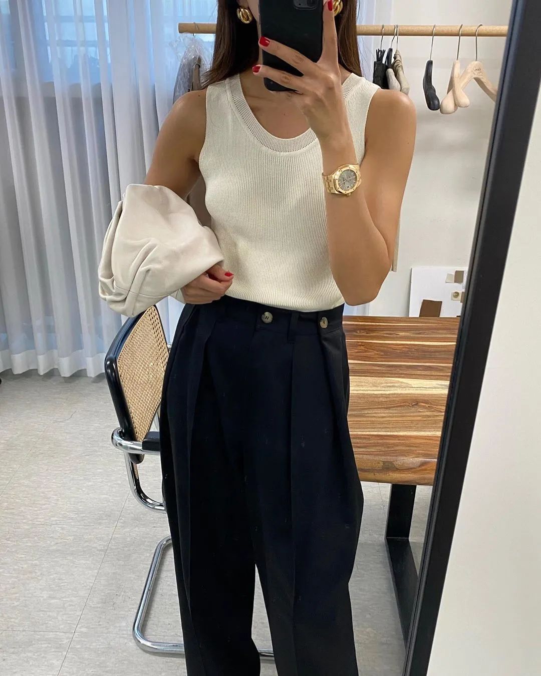 夏季简约风韩国ins穿搭博主高级感,韩国穿搭ins时尚博主冬