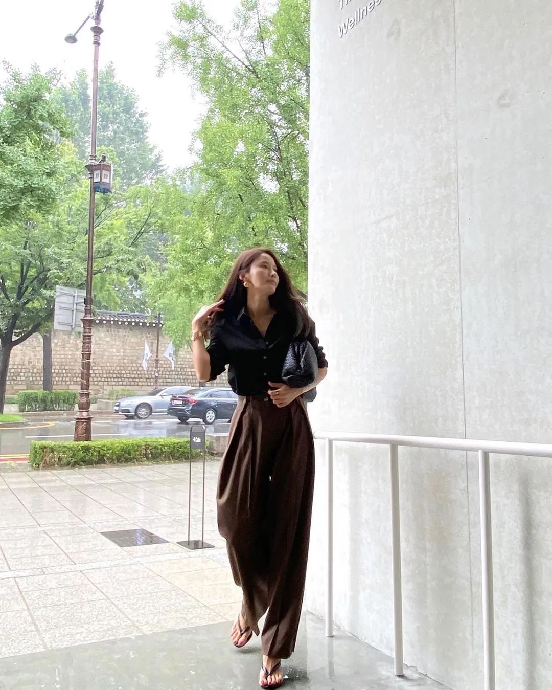 夏季简约风韩国ins穿搭博主高级感,韩国穿搭ins时尚博主冬