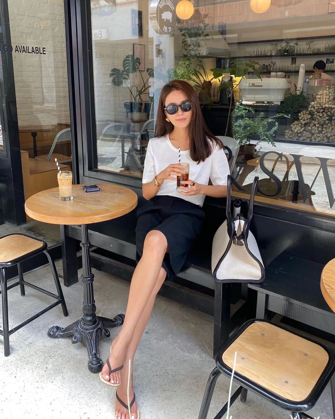 夏季简约风韩国ins穿搭博主高级感,韩国穿搭ins时尚博主冬