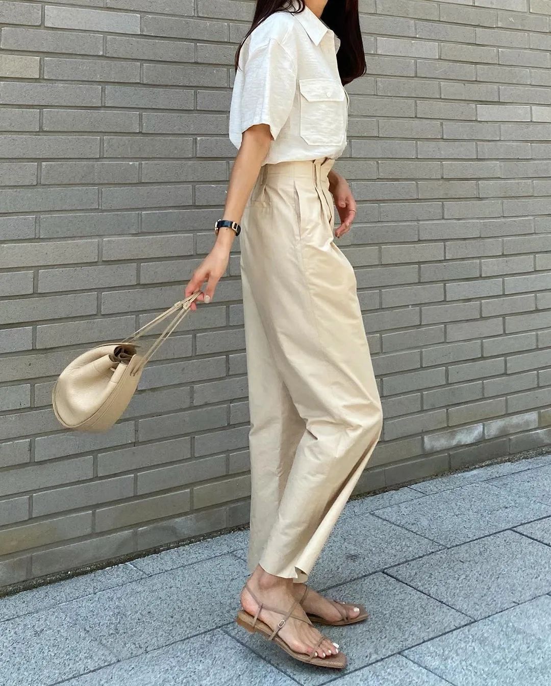 夏季简约风韩国ins穿搭博主高级感,韩国穿搭ins时尚博主冬