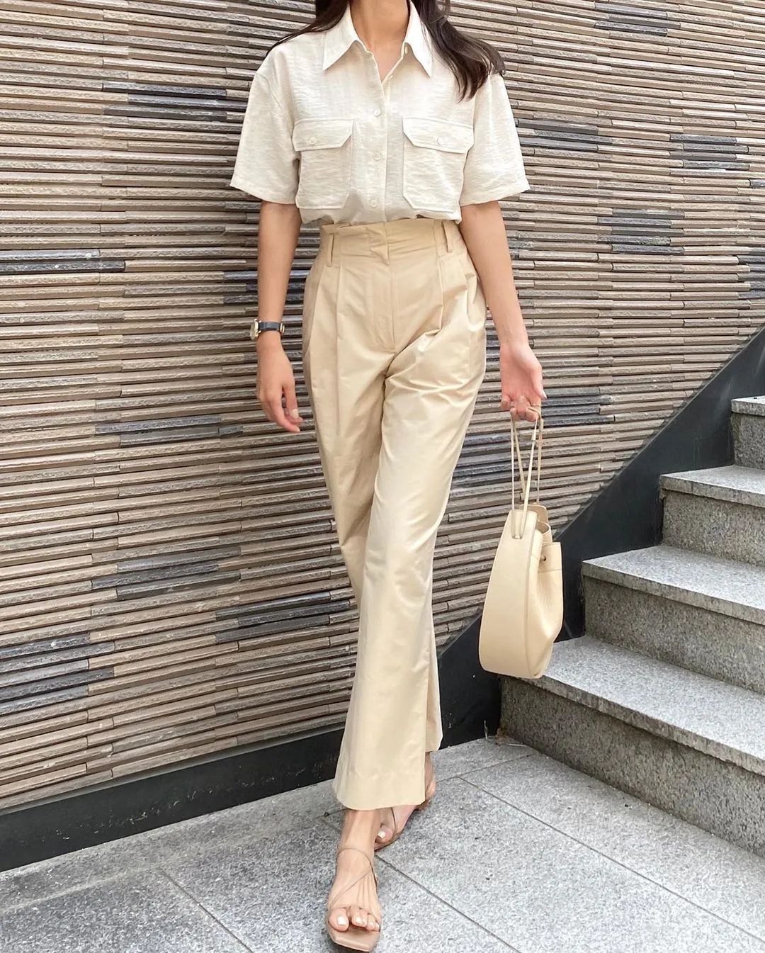 夏季简约风韩国ins穿搭博主高级感,韩国穿搭ins时尚博主冬