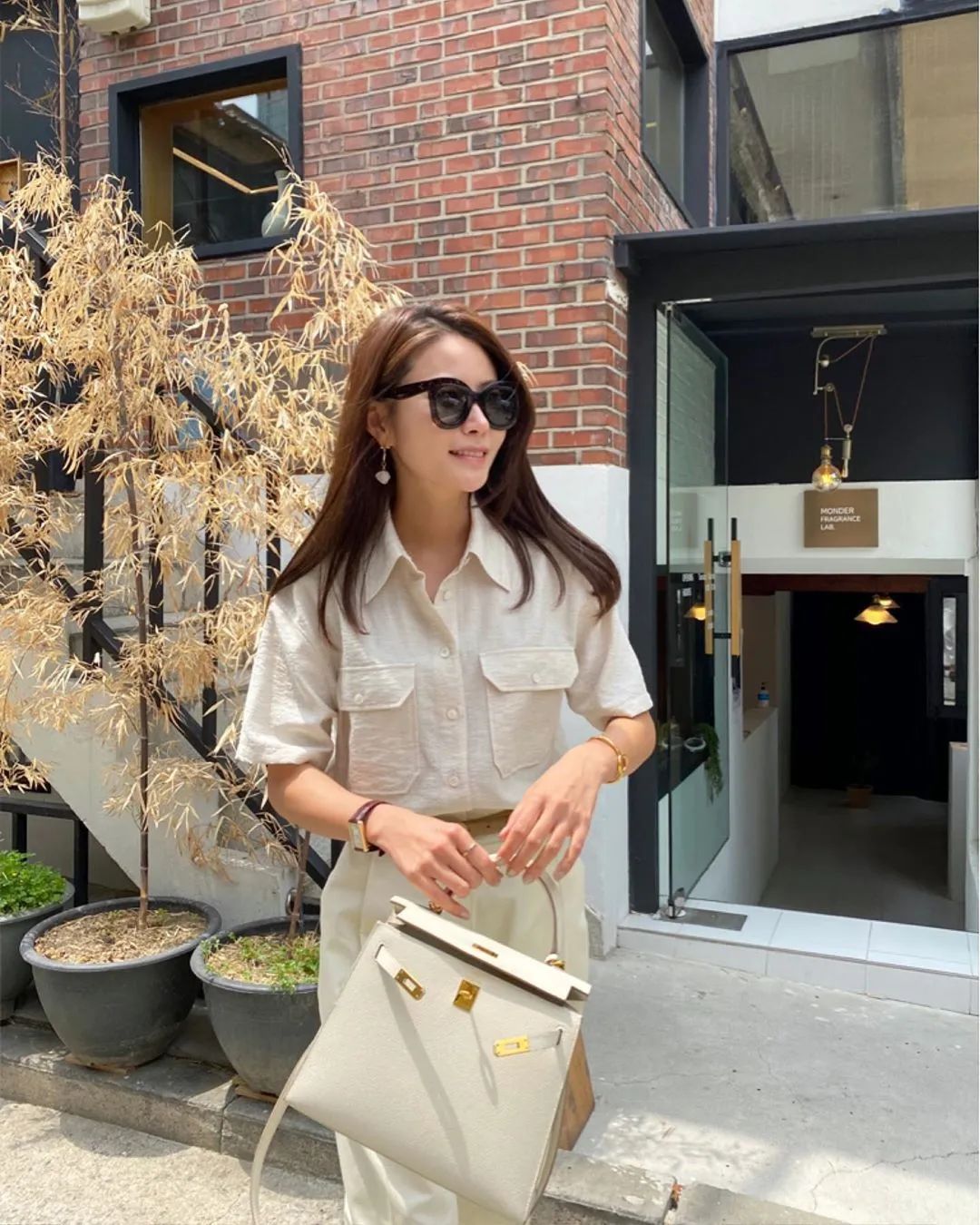 夏季简约风韩国ins穿搭博主高级感,韩国穿搭ins时尚博主冬