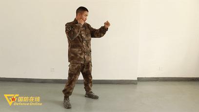 散打简洁动作图,散打训练动图