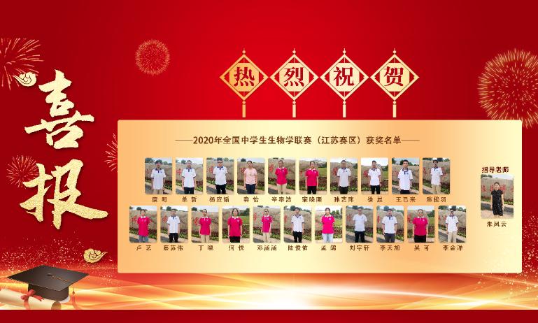 滨海中学天津全国赛,2022生物竞赛滨海中学获奖名单