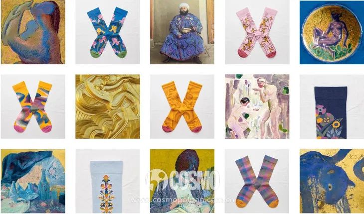 配饰狂|娜娜左黄右紫的撞色袜时髦到飞起，我有点跟不上...