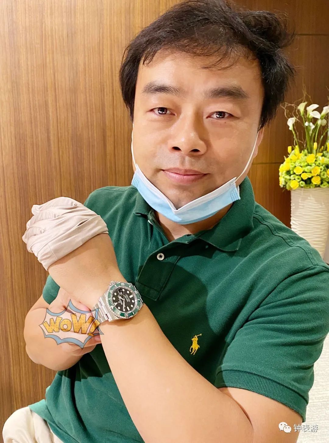 劳力士新款绿水鬼超强放大细节图,劳力士绿鬼开后盖