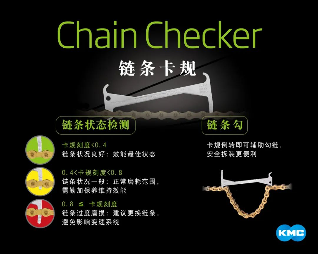 居家保养好帮手KMCChainChecker链条卡规