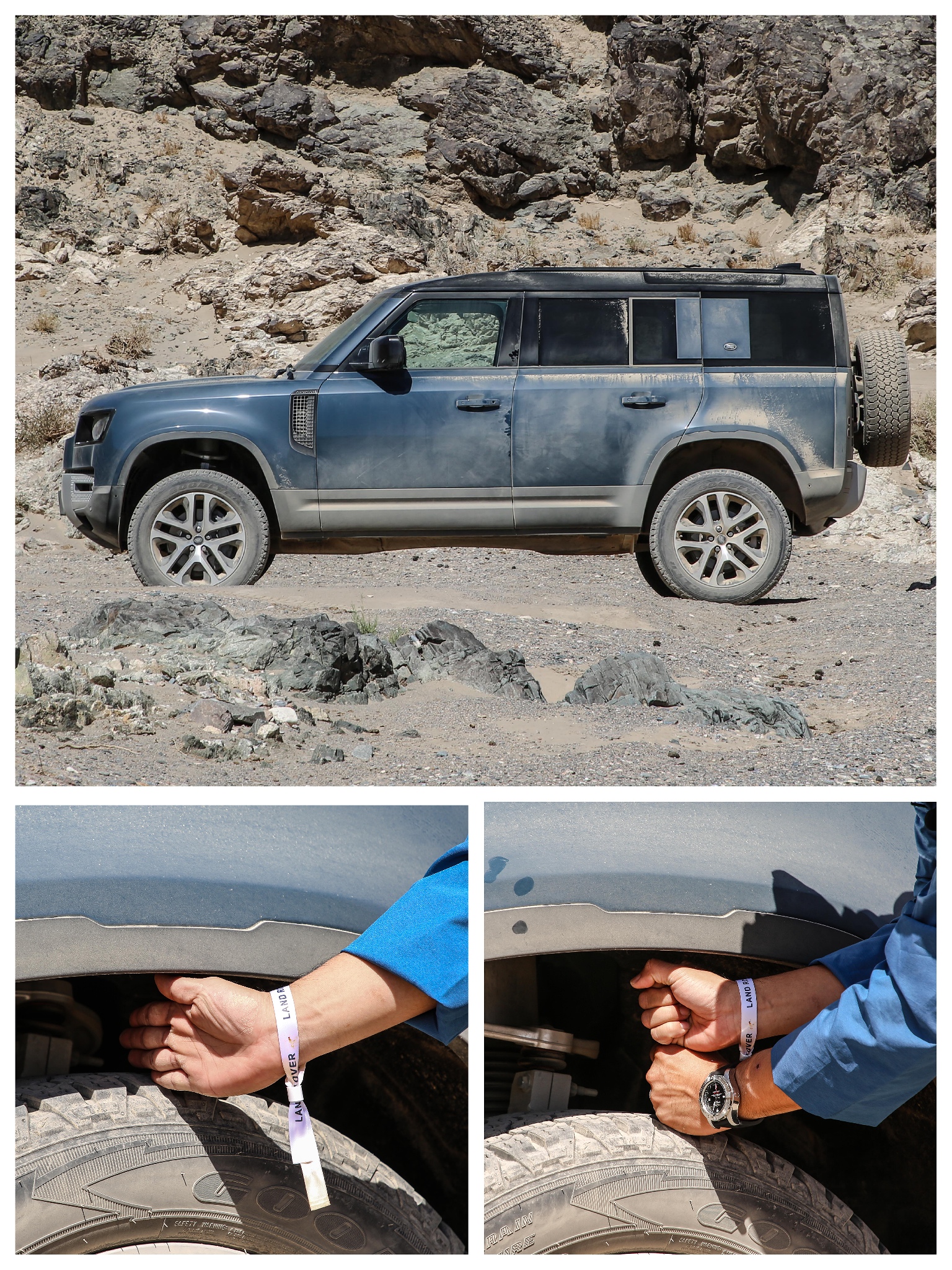 没大梁的卫士还能越野吗,越野感十足全新路虎卫士实车