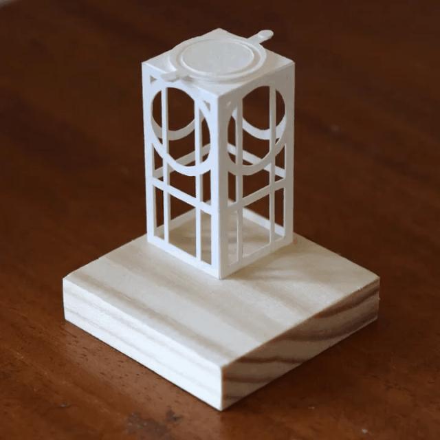 手工diy建筑模型,小丑回魂场景微缩模型手作