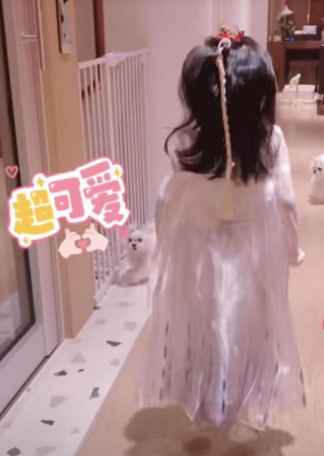 陈赫老婆张子萱晒女儿萌照，奶奶意外出镜，互动曝光婆媳关系