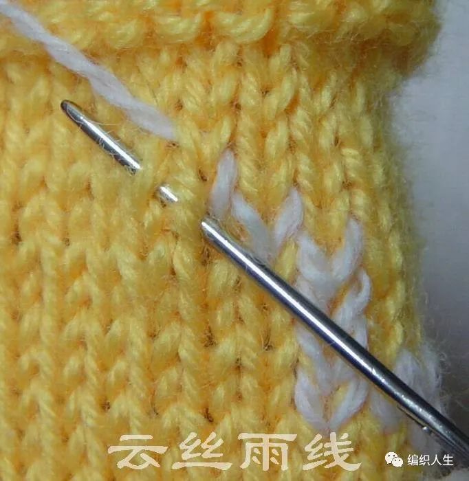 毛衣绣字的正确方法,毛衣图案怎么缝制