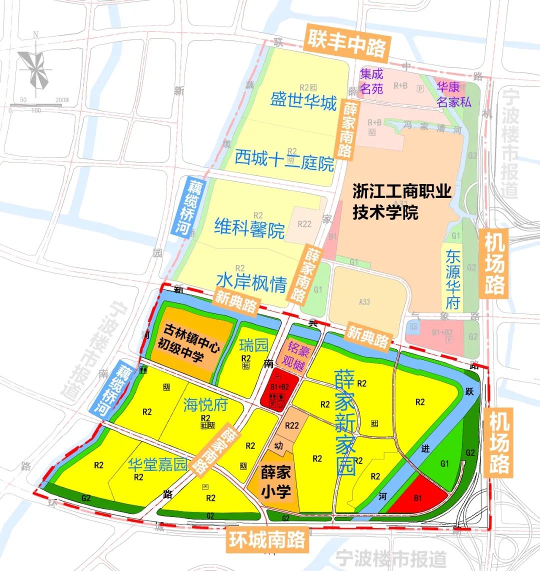 海曙城西小学学区划分,海曙区新学校规划图