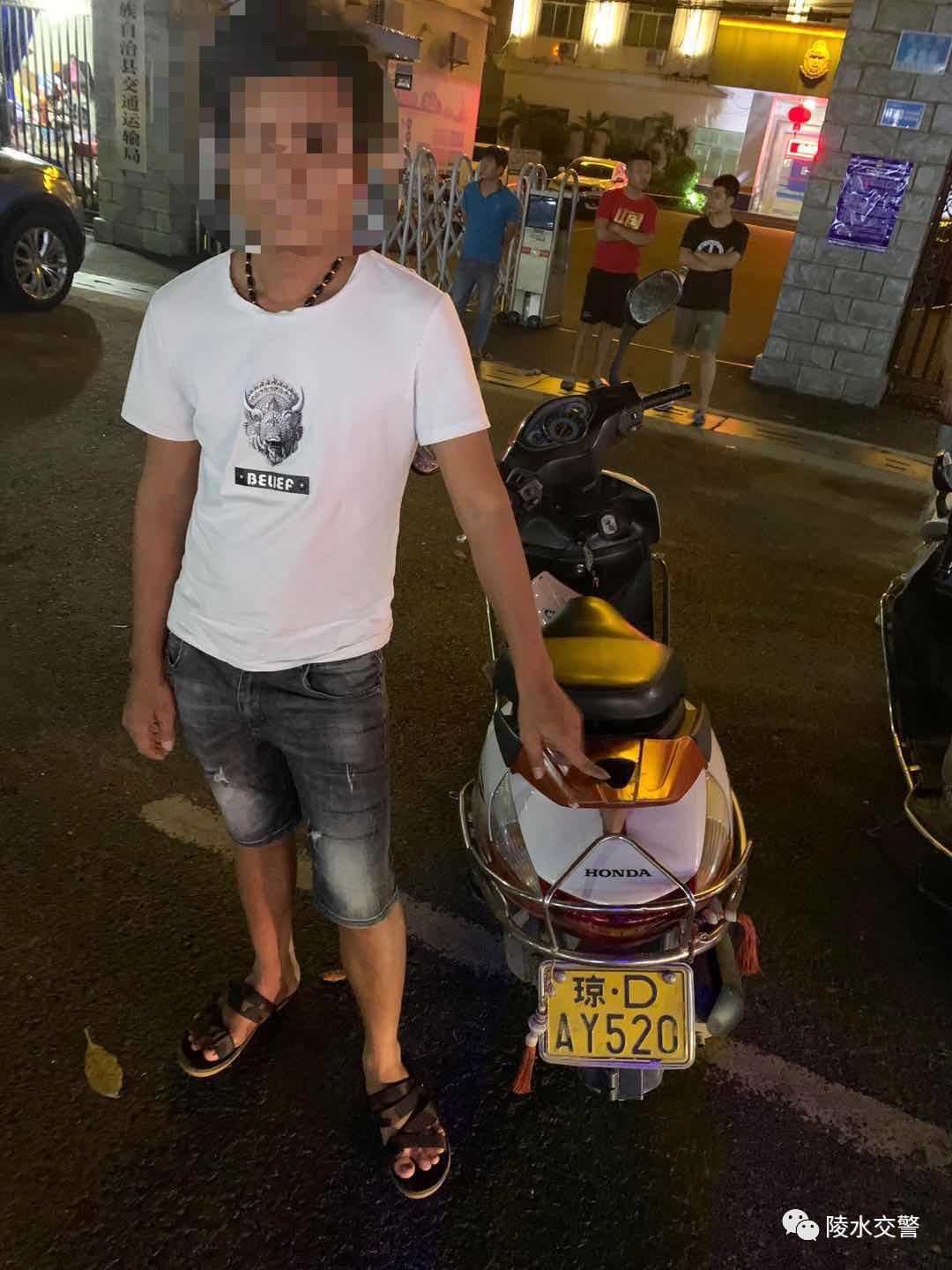 陵水公安交警再曝光酒驾,醉猫被查获