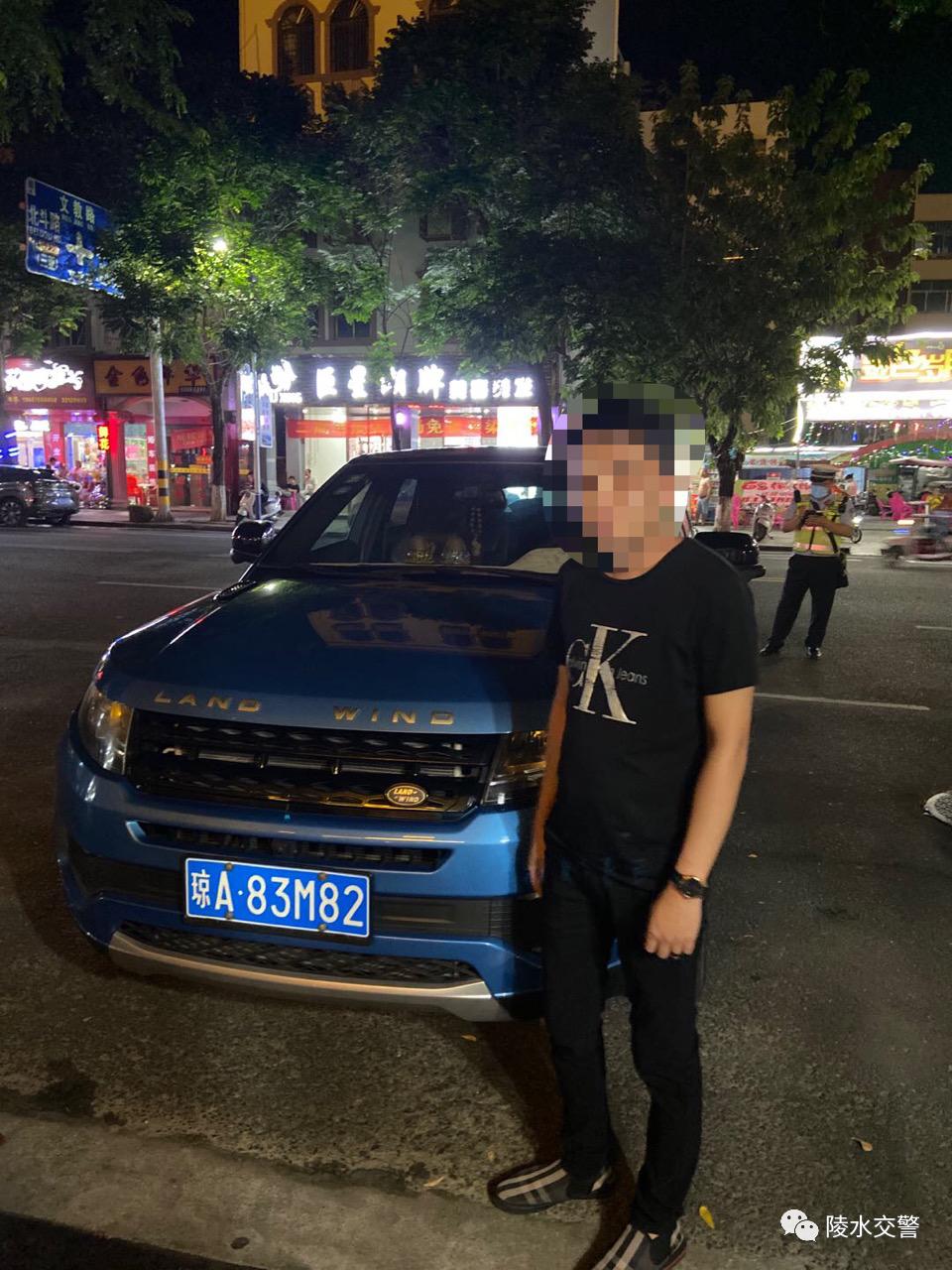 陵水公安交警再曝光酒驾,醉猫被查获