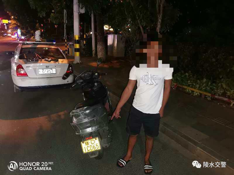 陵水公安交警再曝光酒驾,醉猫被查获