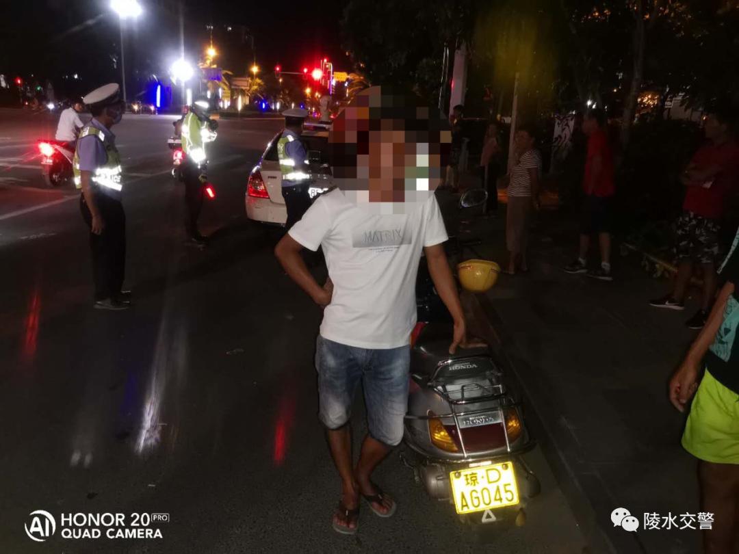 陵水公安交警再曝光酒驾,醉猫被查获