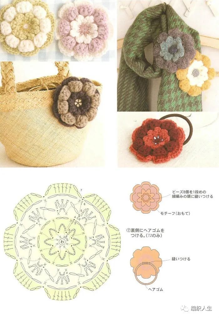 新手零基础学编织钩针,新手一步一步学钩针编织入门