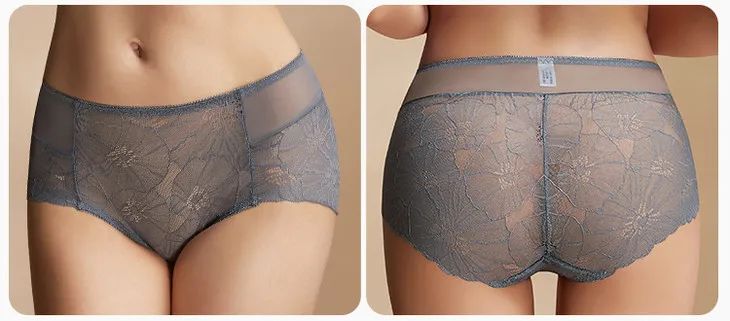 这条优雅精致、凉爽如风的蕾丝*裤内**,是你藏不住的女人味