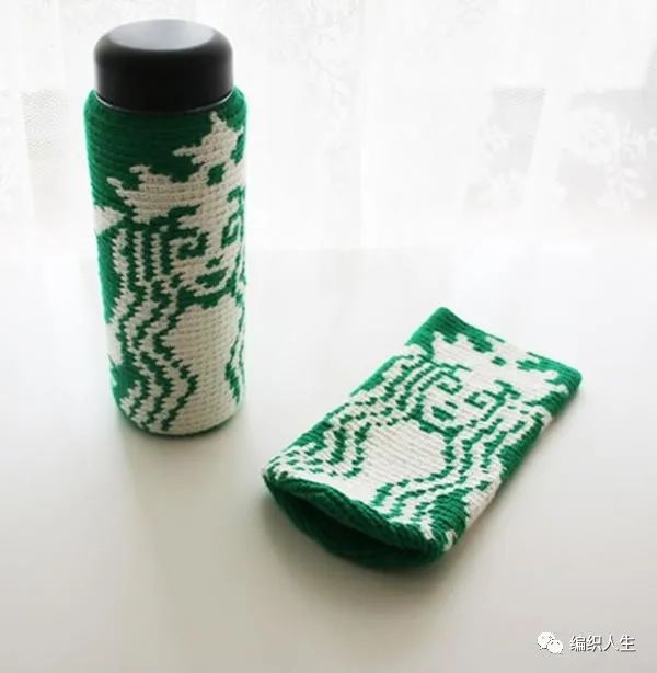 卡通毛线杯套教程,手工编织毛线杯套漂亮简单又实用