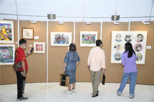 上海残疾人书画作品大赛,残疾人书画手工艺作品展