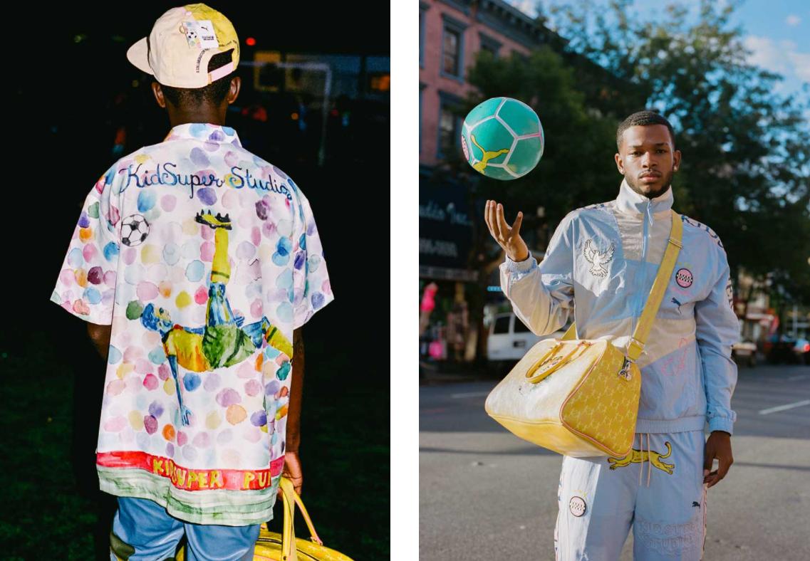 puma和kidsuperstudios联名款,kidsuper和puma联名足球衣