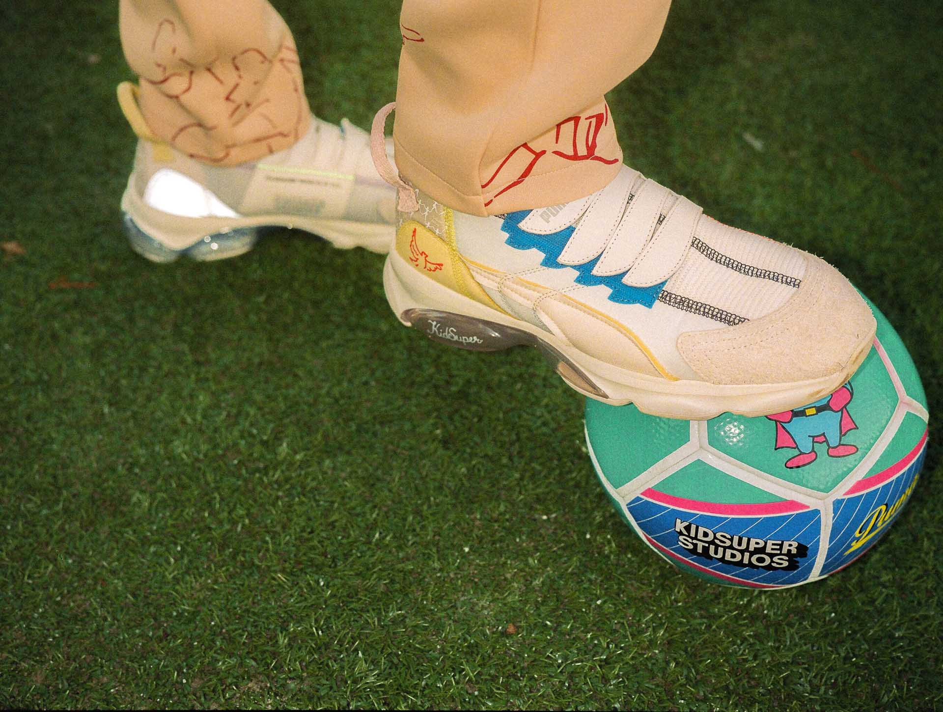 puma和kidsuperstudios联名款,kidsuper和puma联名足球衣