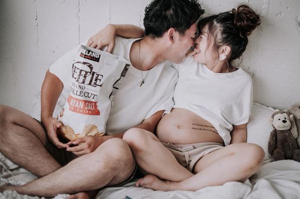 日本小哥专拍孕妇妈妈“潮流时刻”！每一张都像大片