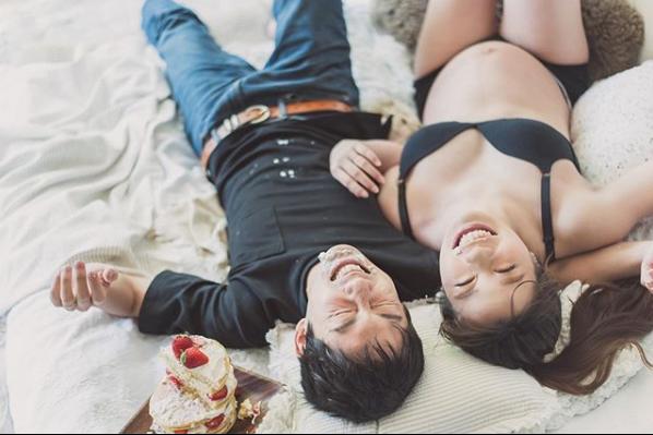 日本小哥专拍孕妇妈妈“潮流时刻”！每一张都像大片