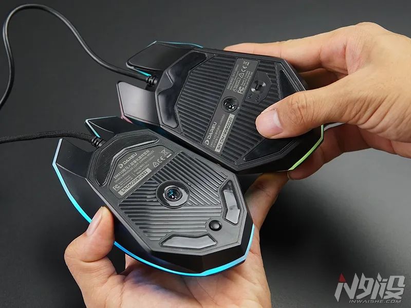 达尔优电竞鼠标em910,达尔优鼠标牧马人em915咋拆